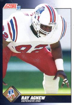 Ray Agnew New England Patriots 1991 Score NFL #539